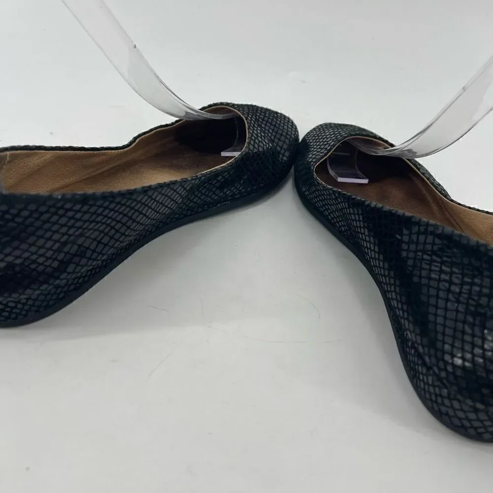 FSNY French Sole NY Zappa low wedge shoe ballet flats shoes made in Italy 6.5